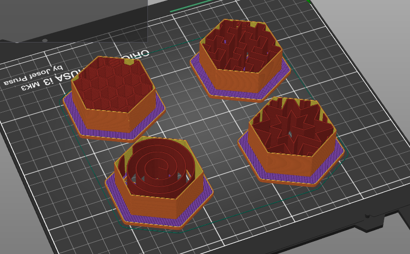 Miniatura 3 do modelo 3D Infill pattern customizable cookie cutters