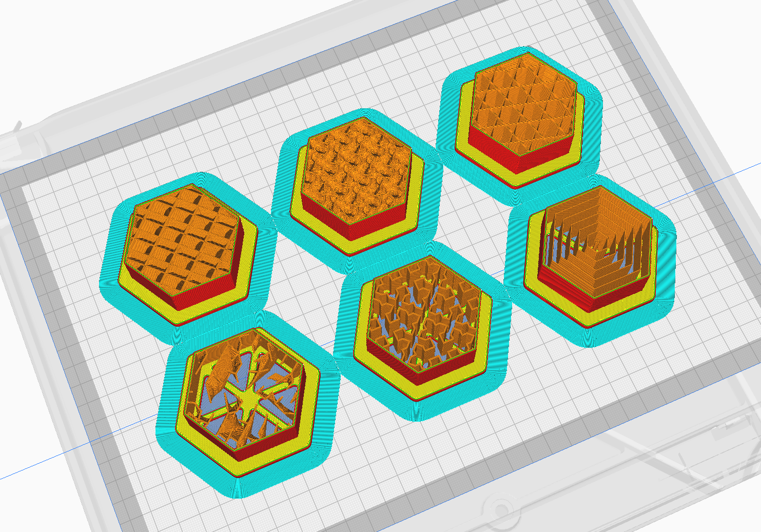 Miniatura 4 do modelo 3D Infill pattern customizable cookie cutters