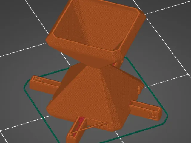 Skew calibration hourglass
