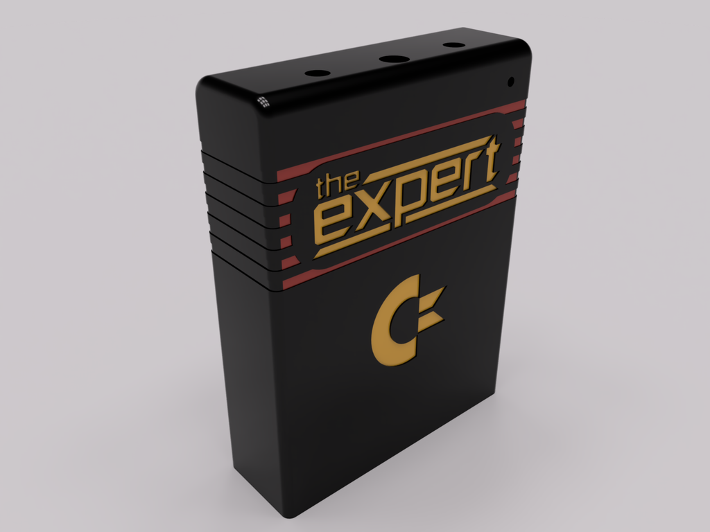 Commodore C64 The Expert Trilogic cartridge housing case