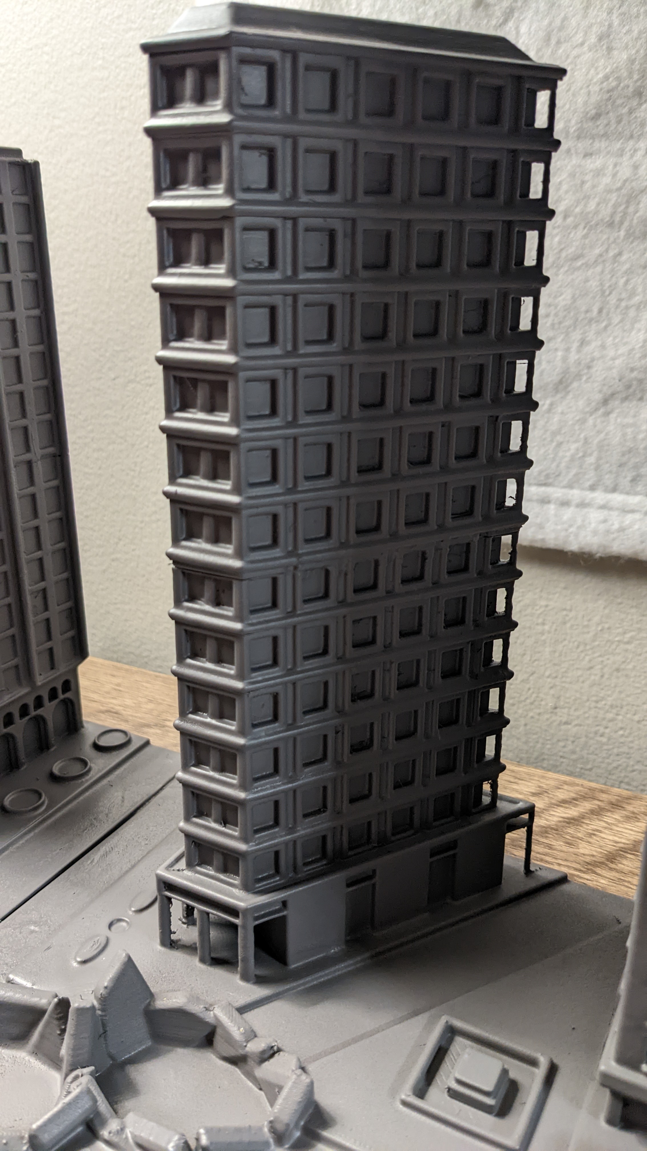 Tall Quadrilateral Building