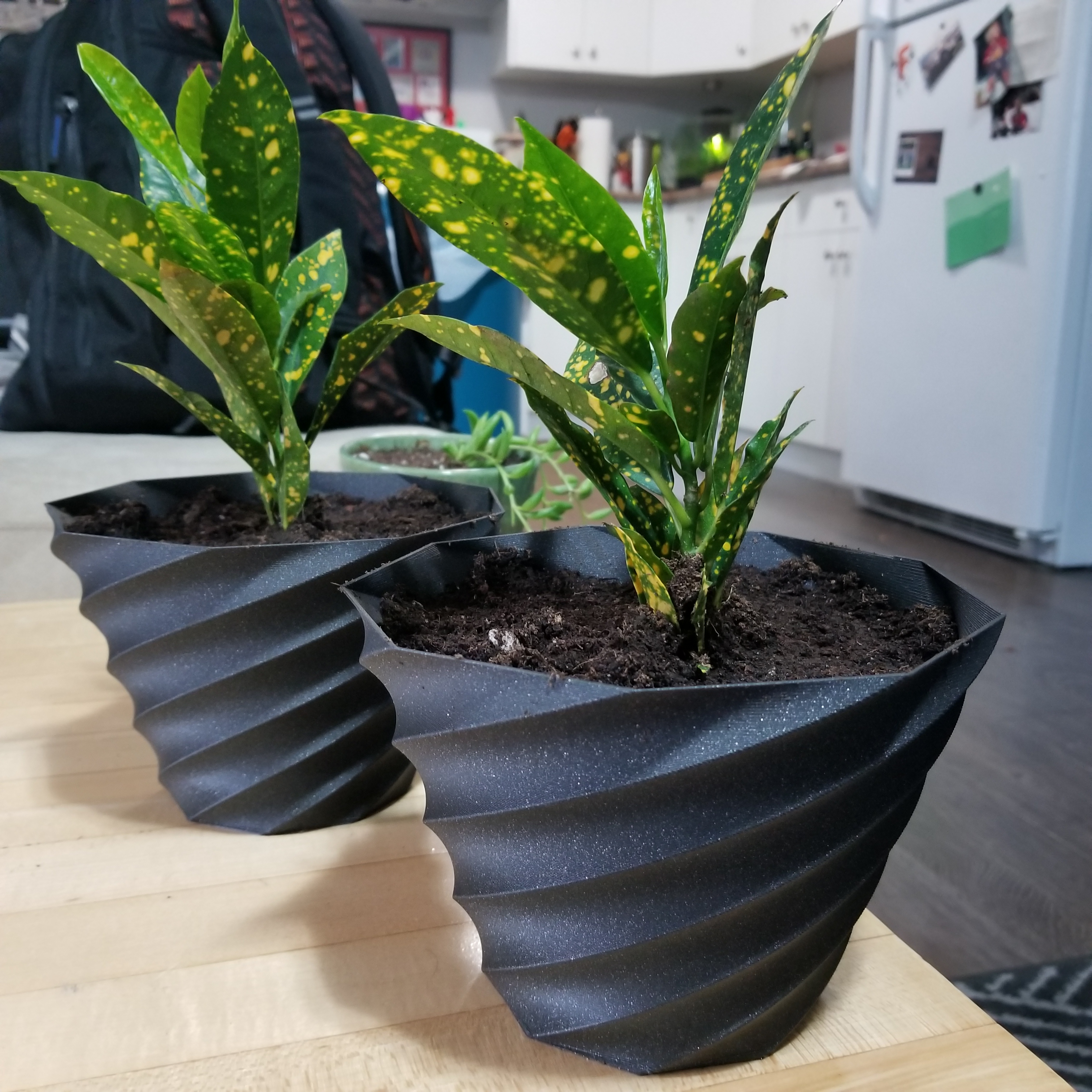 Miniatura 2 do modelo 3D 9 Sided Twisted Planter