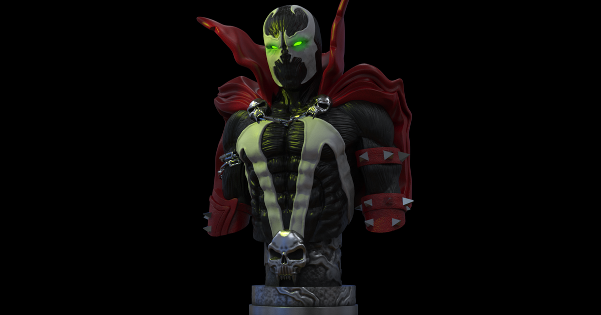 Spawn Bust por Fotis Mint Studios | Descargar modelo STL gratuito ...