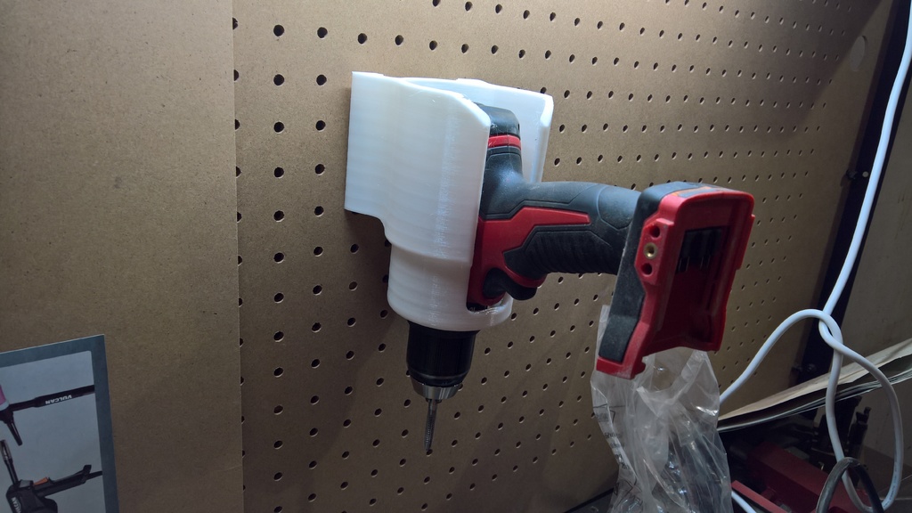 pegboard drill holder by death4u Download free STL model