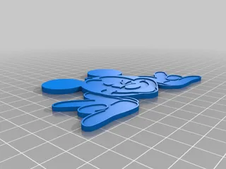 3D file Stitch decoration and key chain 🔑・Template to download and 3D  print・Cults