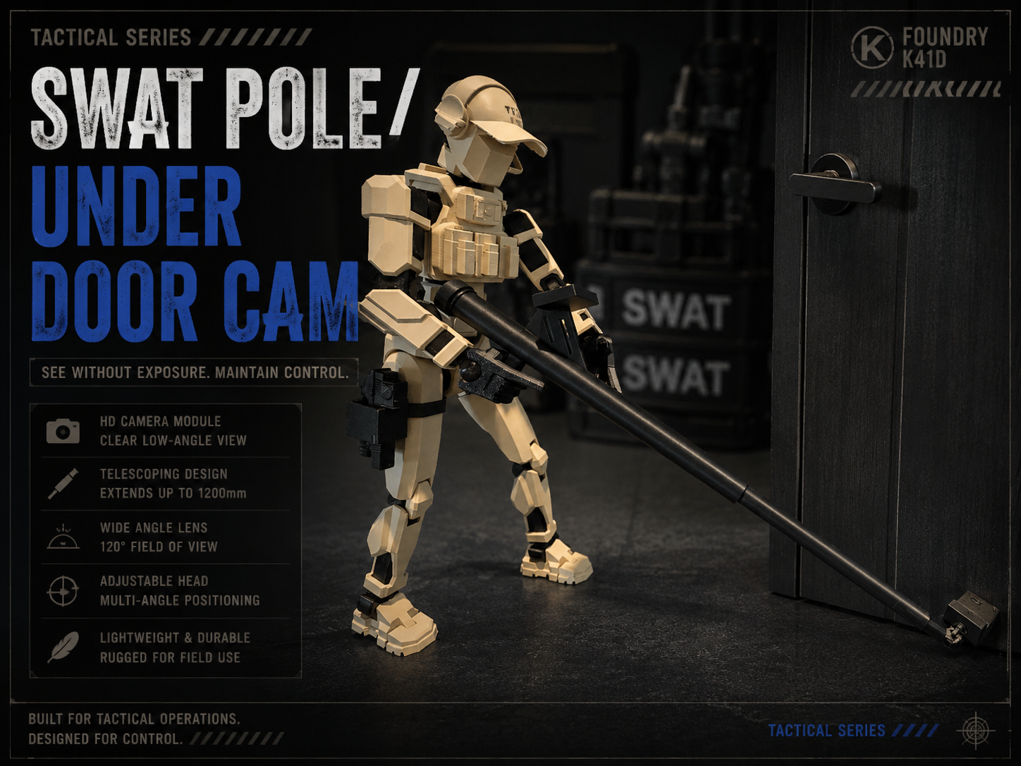 Dummy 13 SWAT Extending Pole Camera