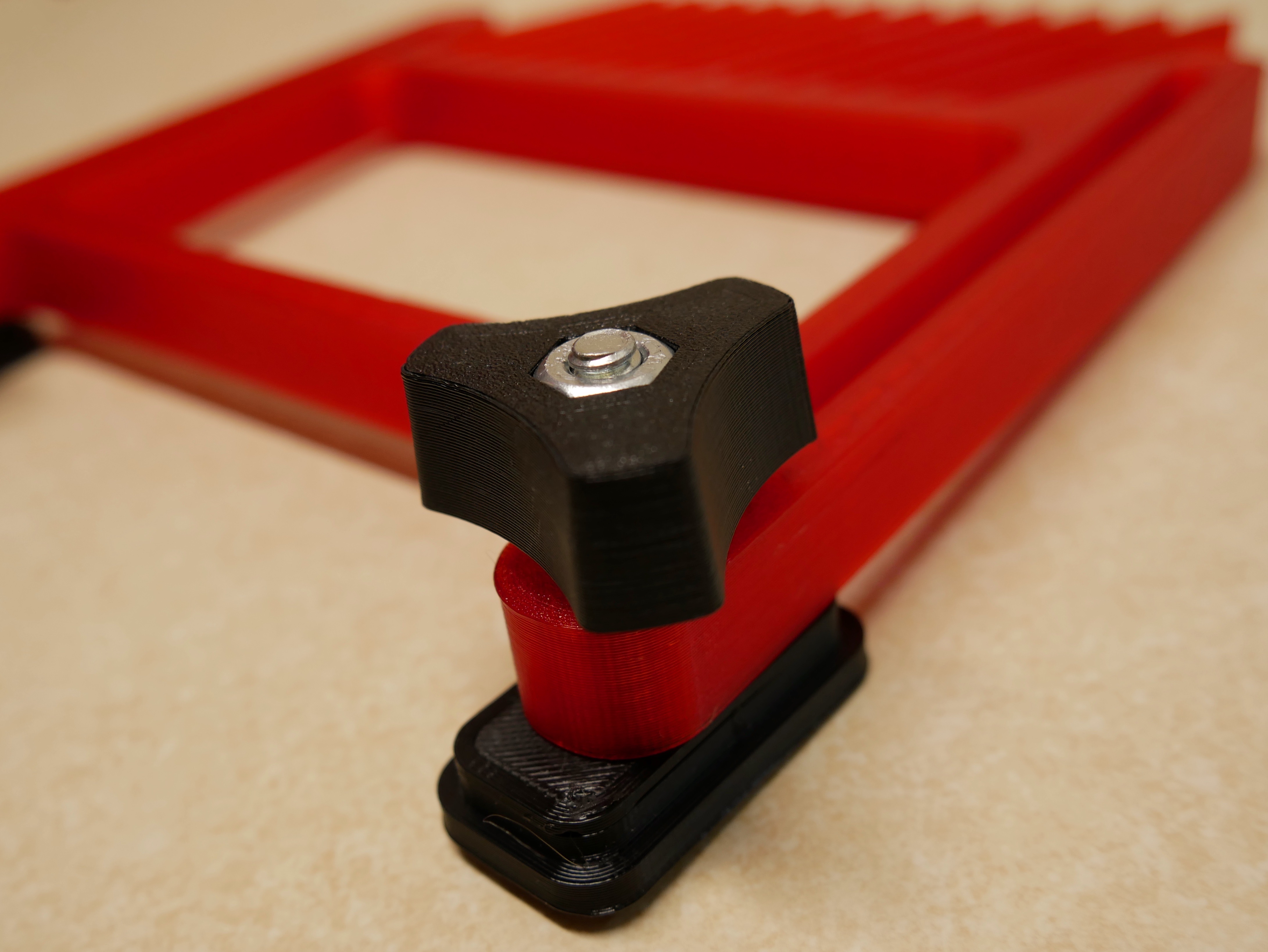1/4" T-nuts and knobs for Featherboard for table saw