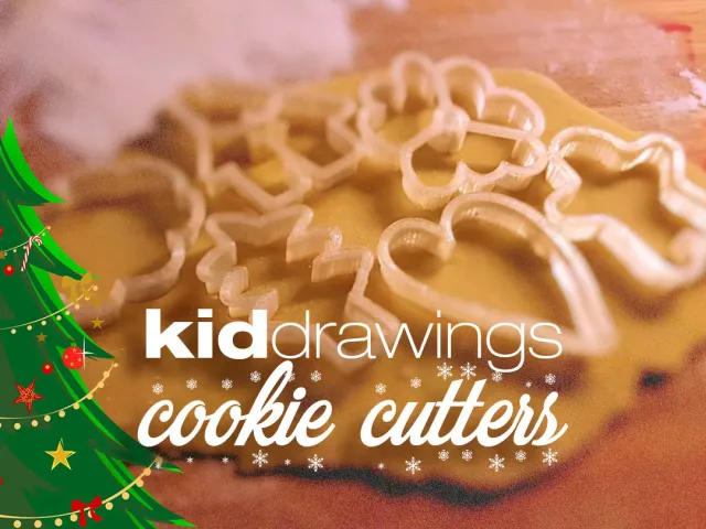 Kid Drawings Cookie Cutters