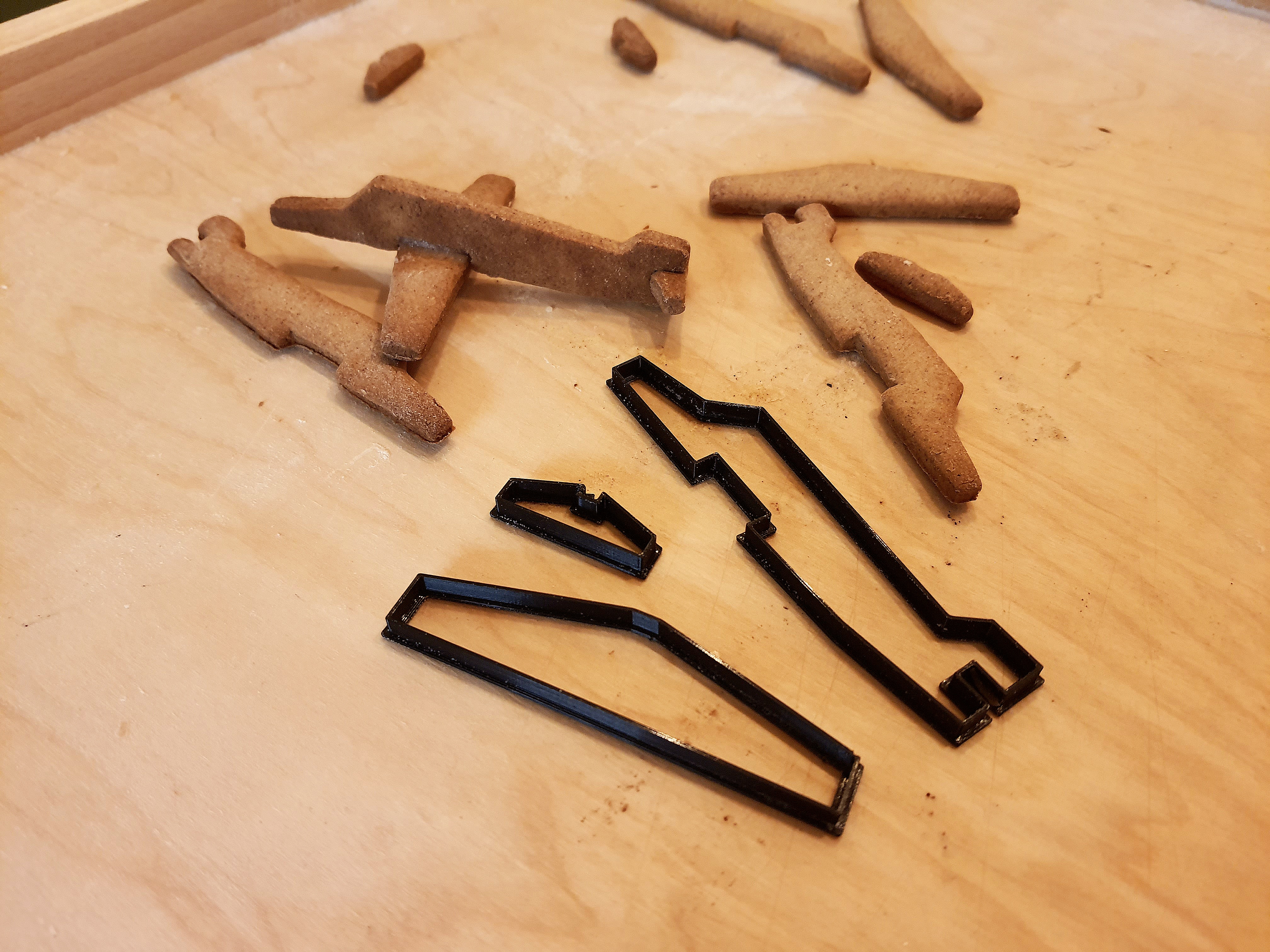 Cookie Cutter - 3D gingerbread plane