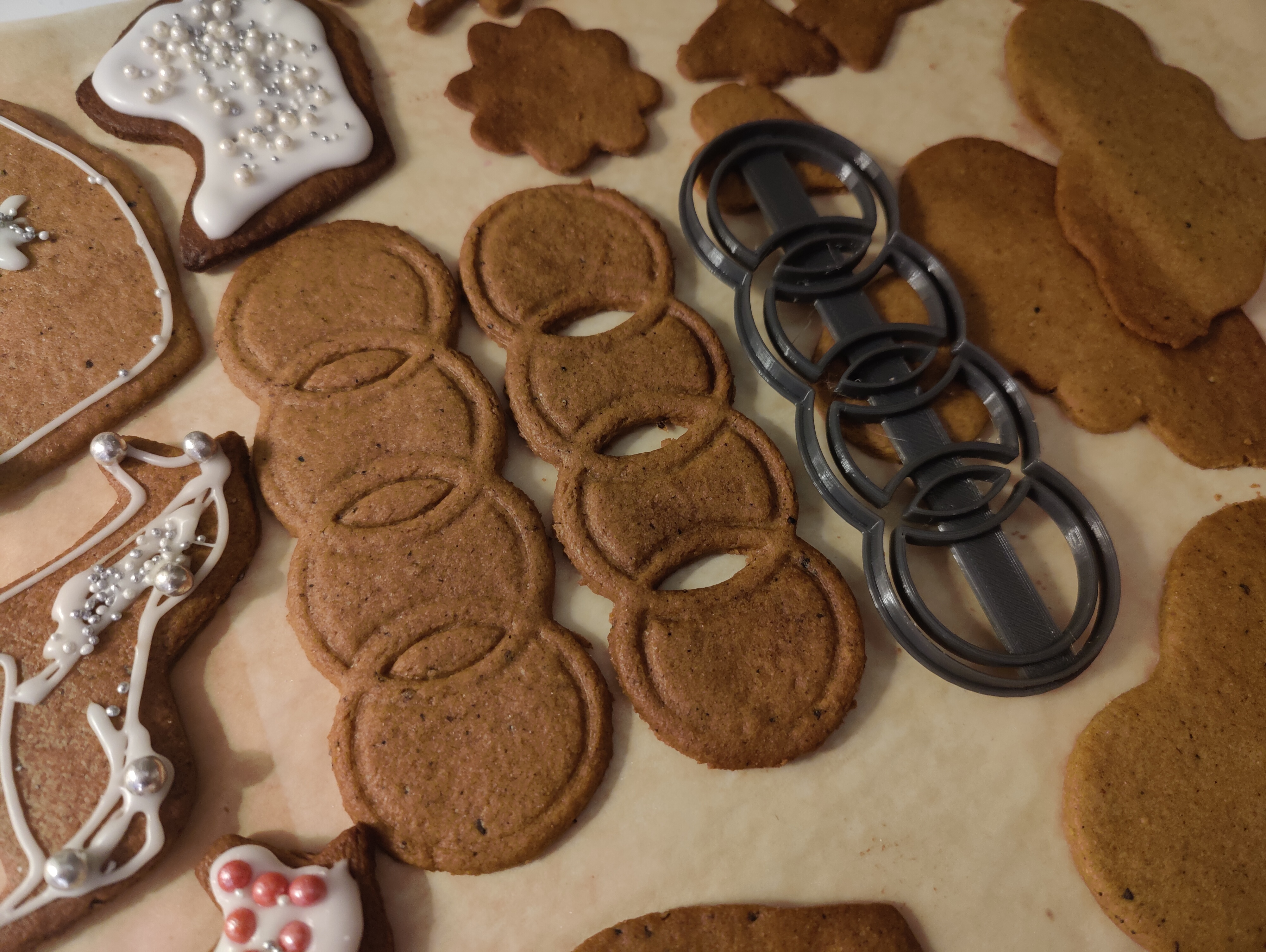 Audi rings Cookie Cutter