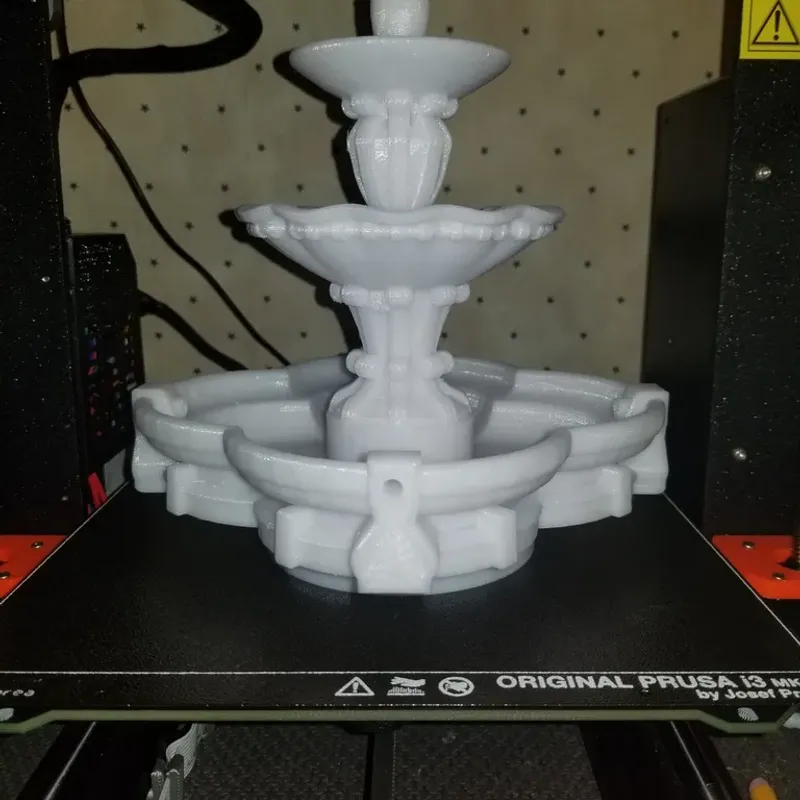 Ornate Fountain Functional by Scott | Download free STL model | Printables. com