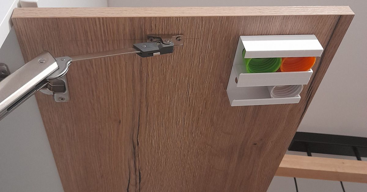 Sodastream lid holder for upward opening by Bartfast