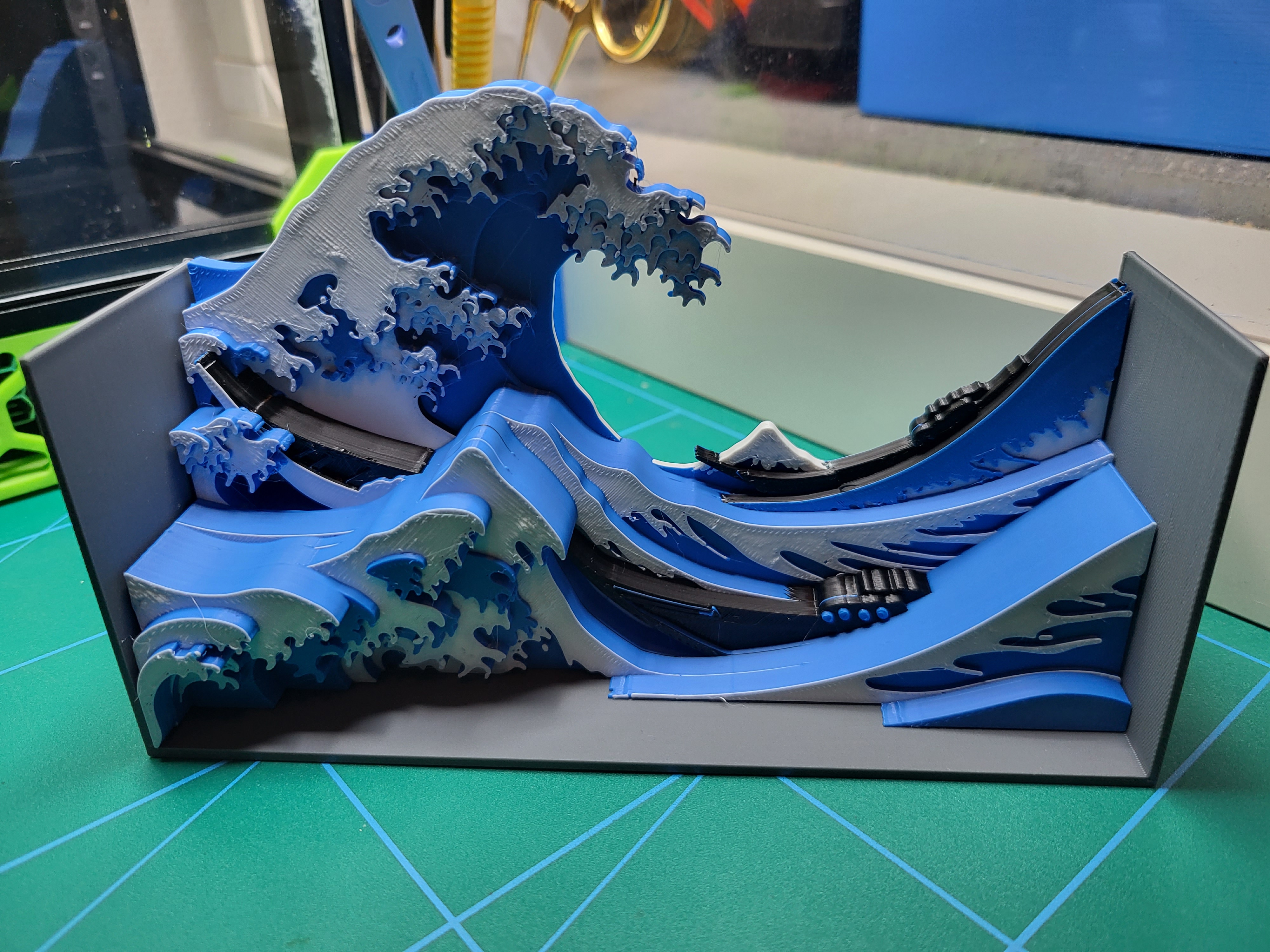 Wave of Kanagawa Frame Display