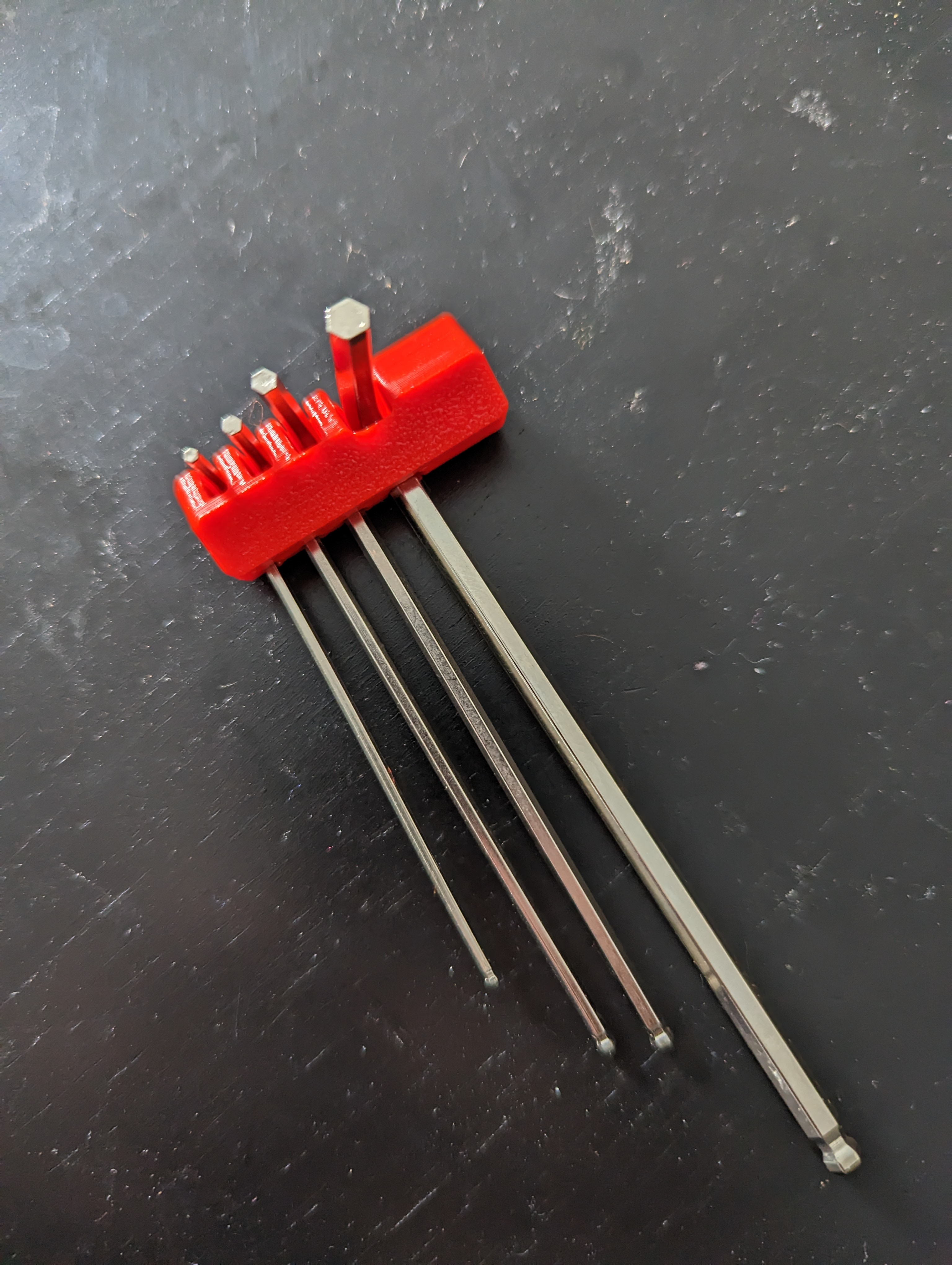 Allen Key Pegs for Honeycomb Storage Wall