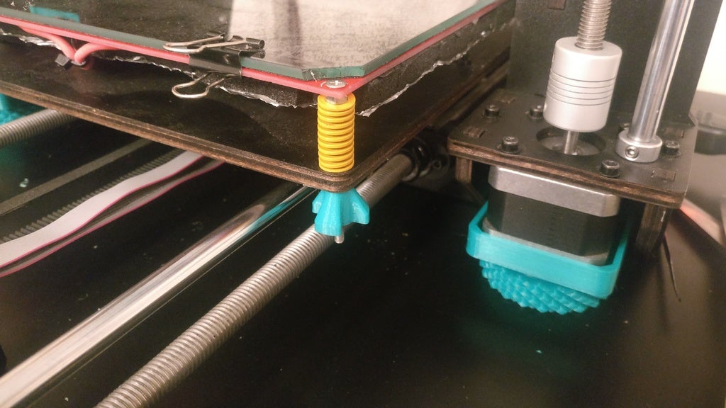 Leveling wheel for i3 style printer