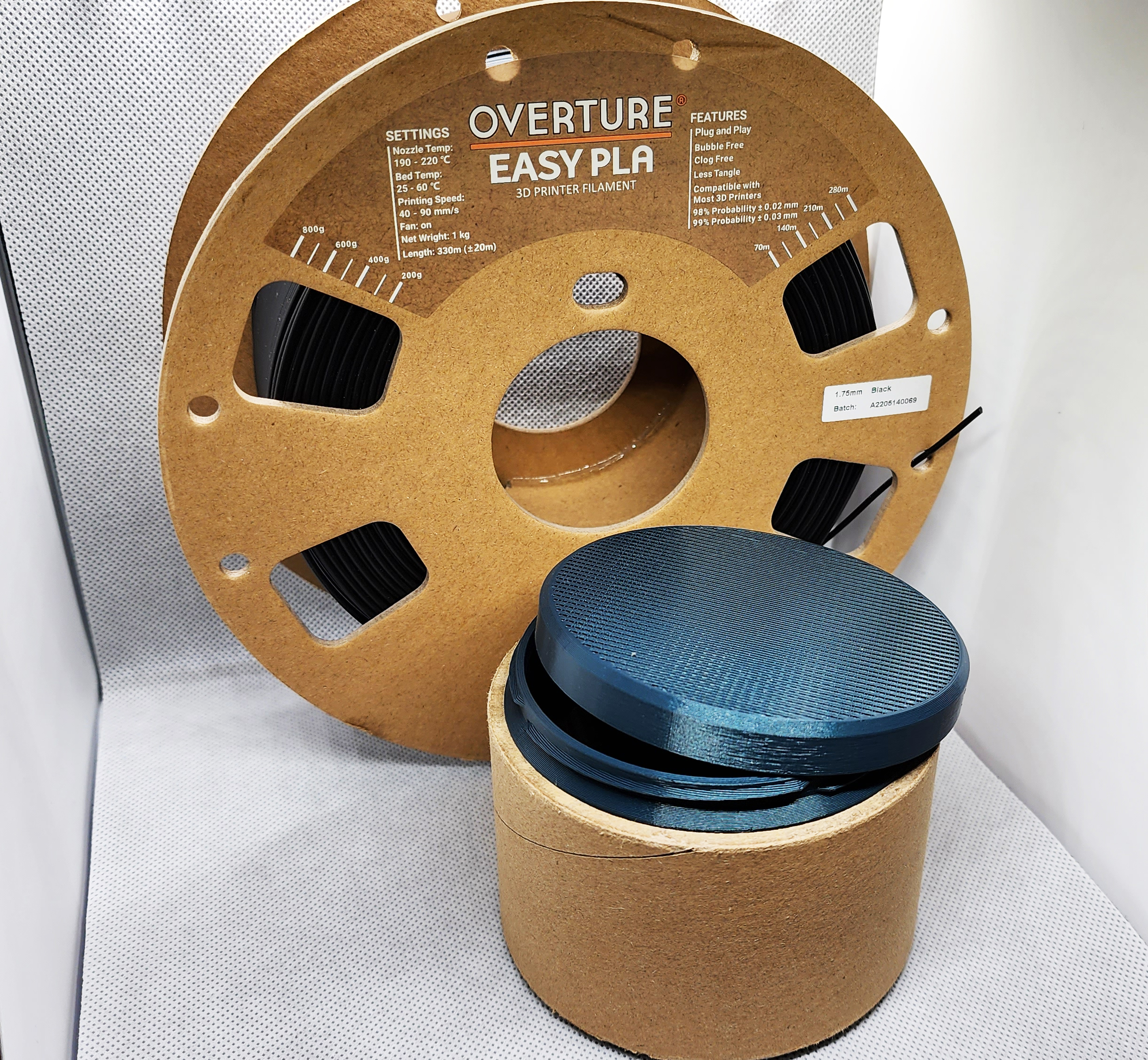 Recycled Overture Spool Screw-Top Container ▓ Desiccant Dryer