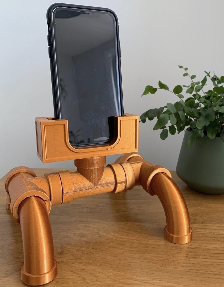 Pipe Phone Holder Charger