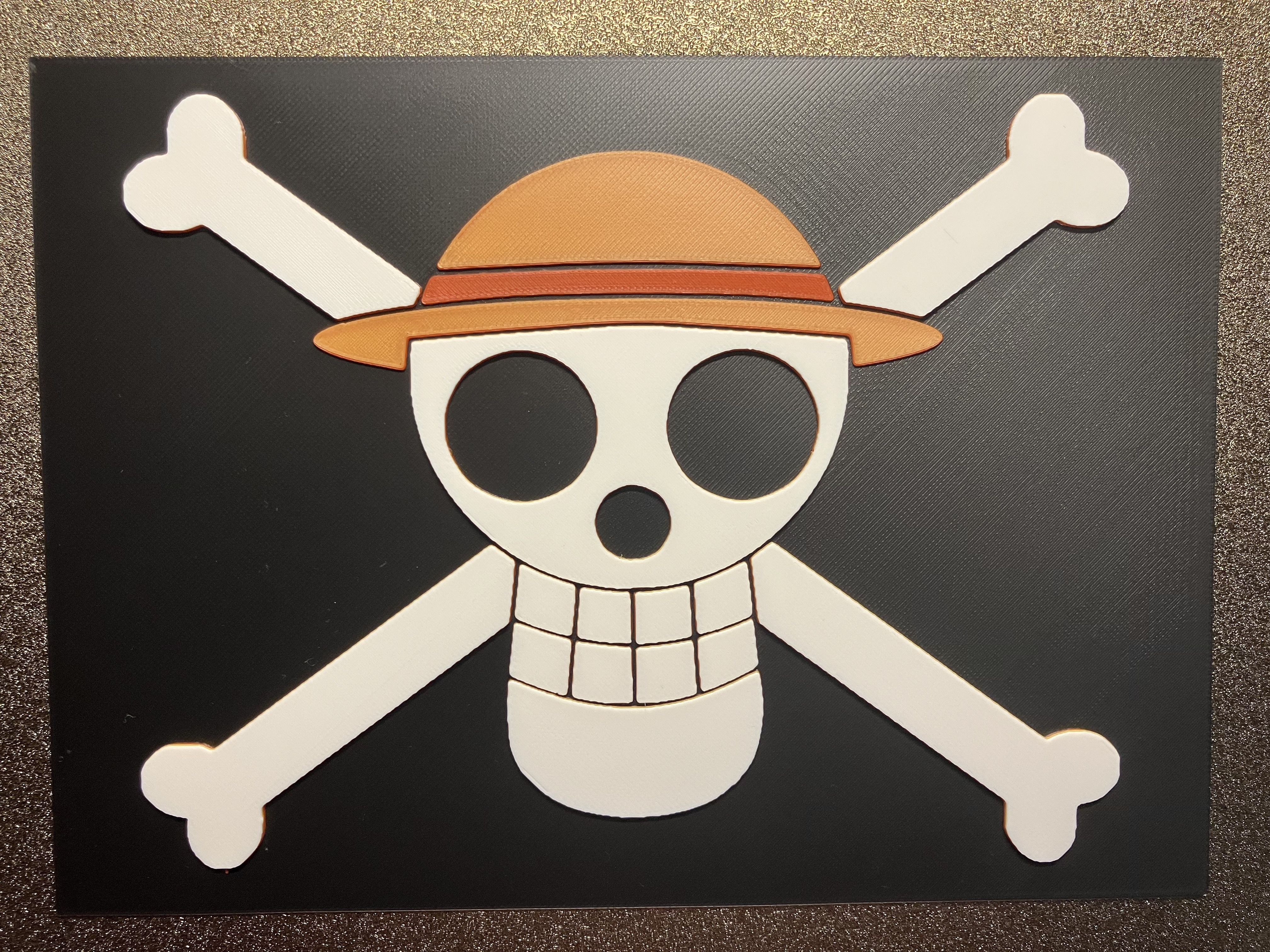 One Piece Straw Hat Jolly Roger Hueforge