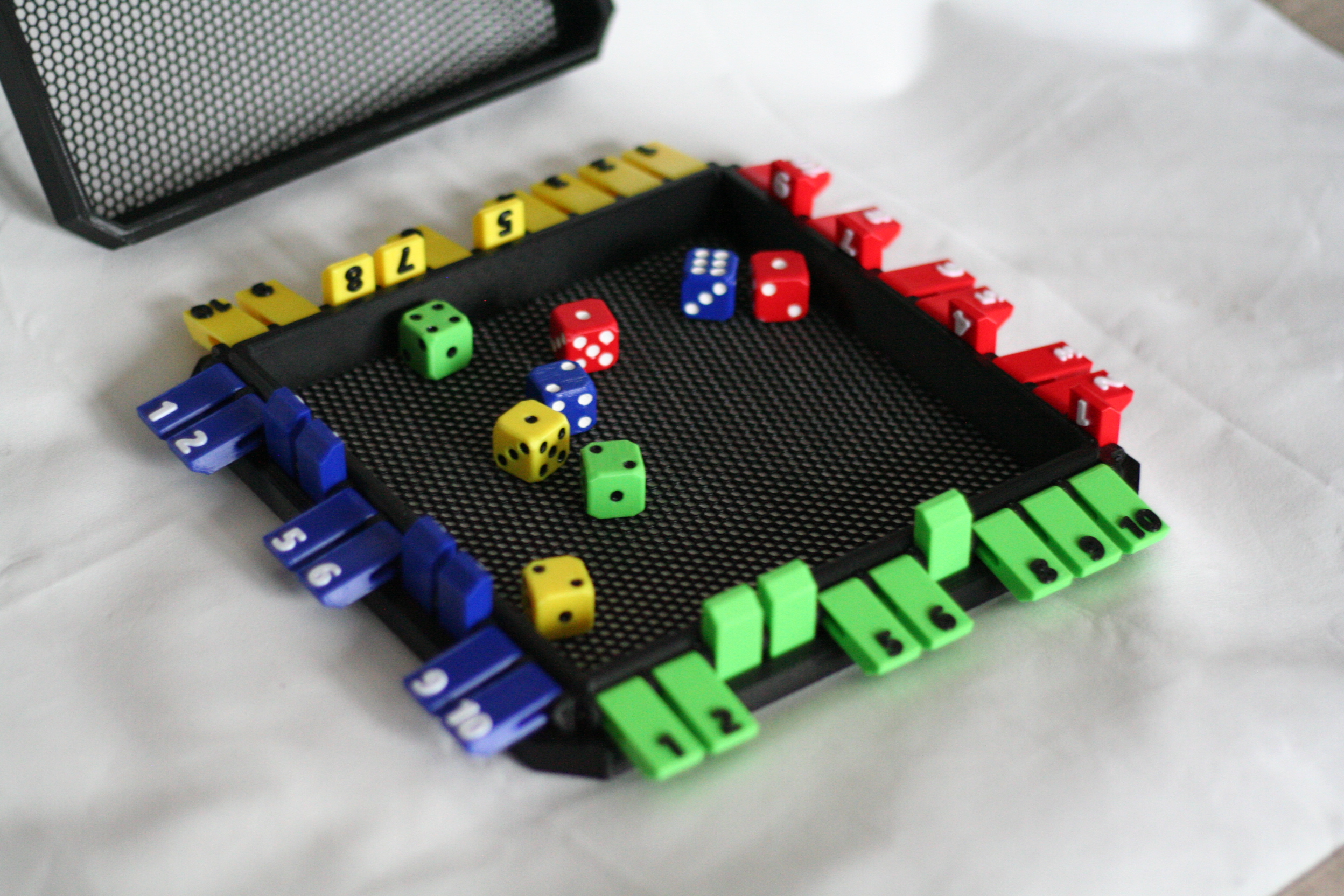 Shut The Box Dice Math Game - Fully 3D Printable Version