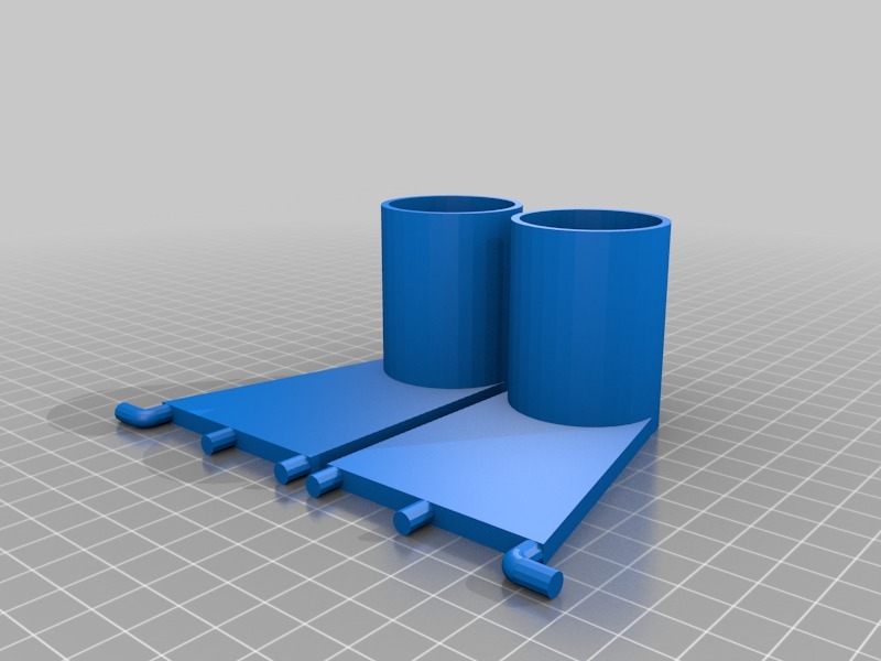 Roll or spool holder for pegboard