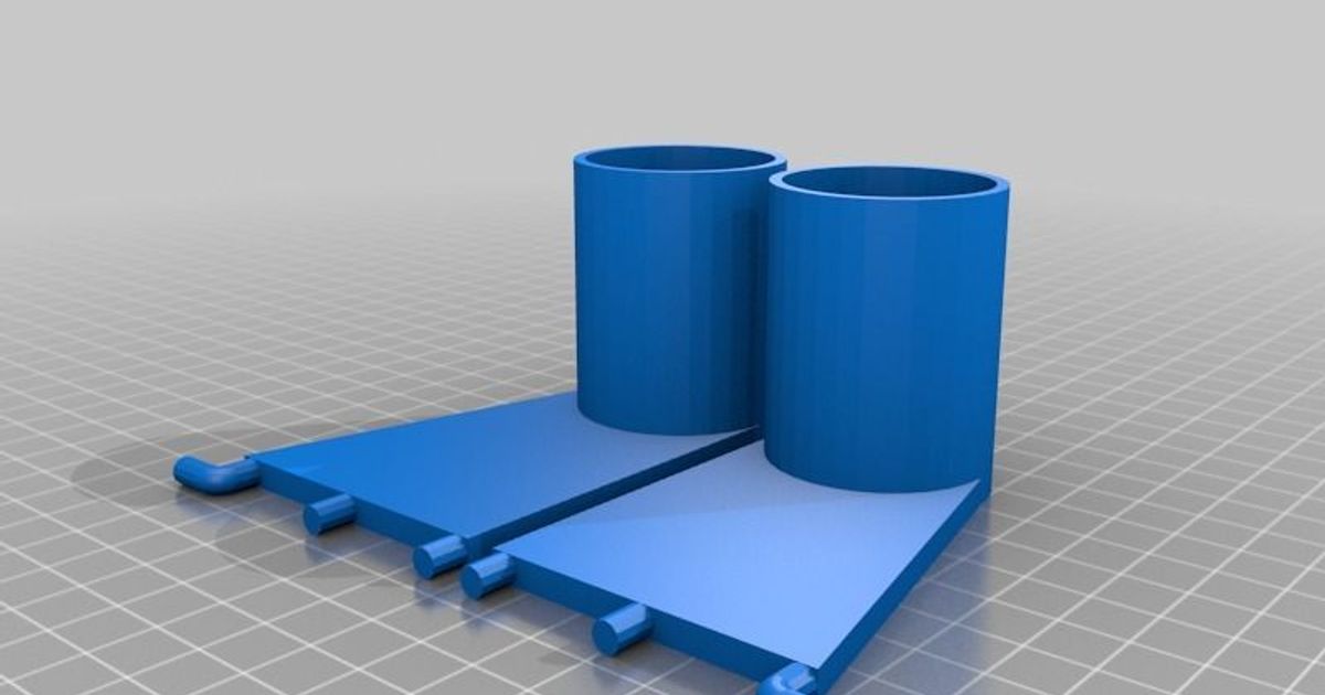 Roll or spool holder for pegboard by Matt Gard Download free STL