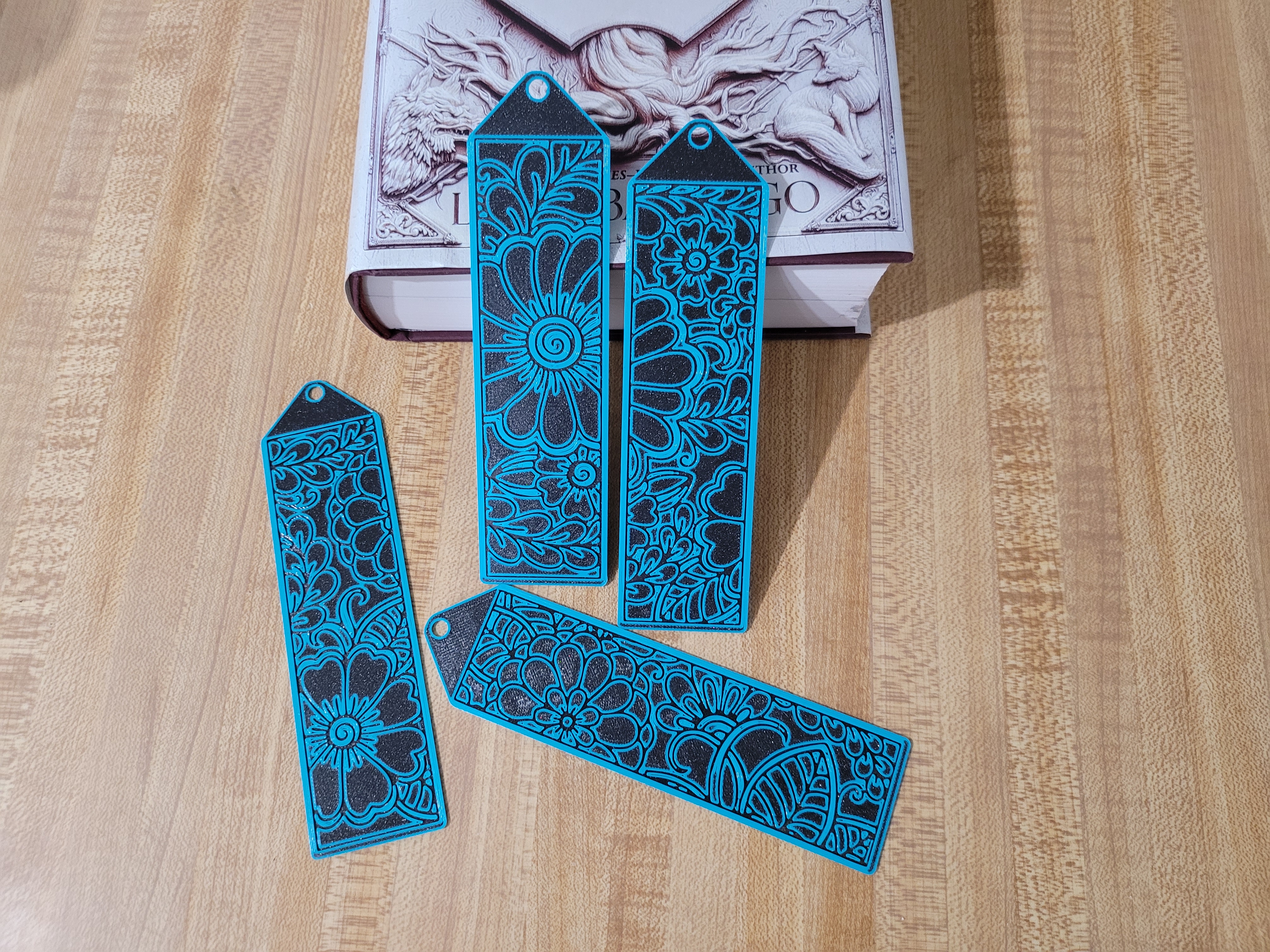 Miniatura 4 do modelo 3D Mandala Bookmarks