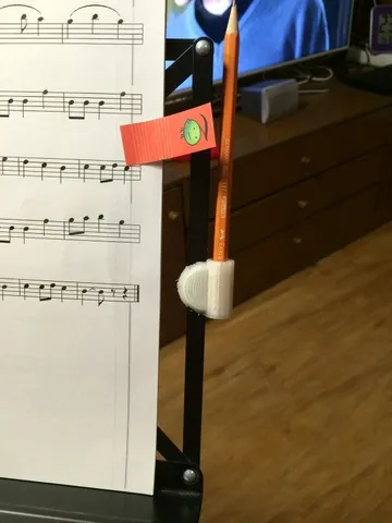 Pencilholder for K&M music stand