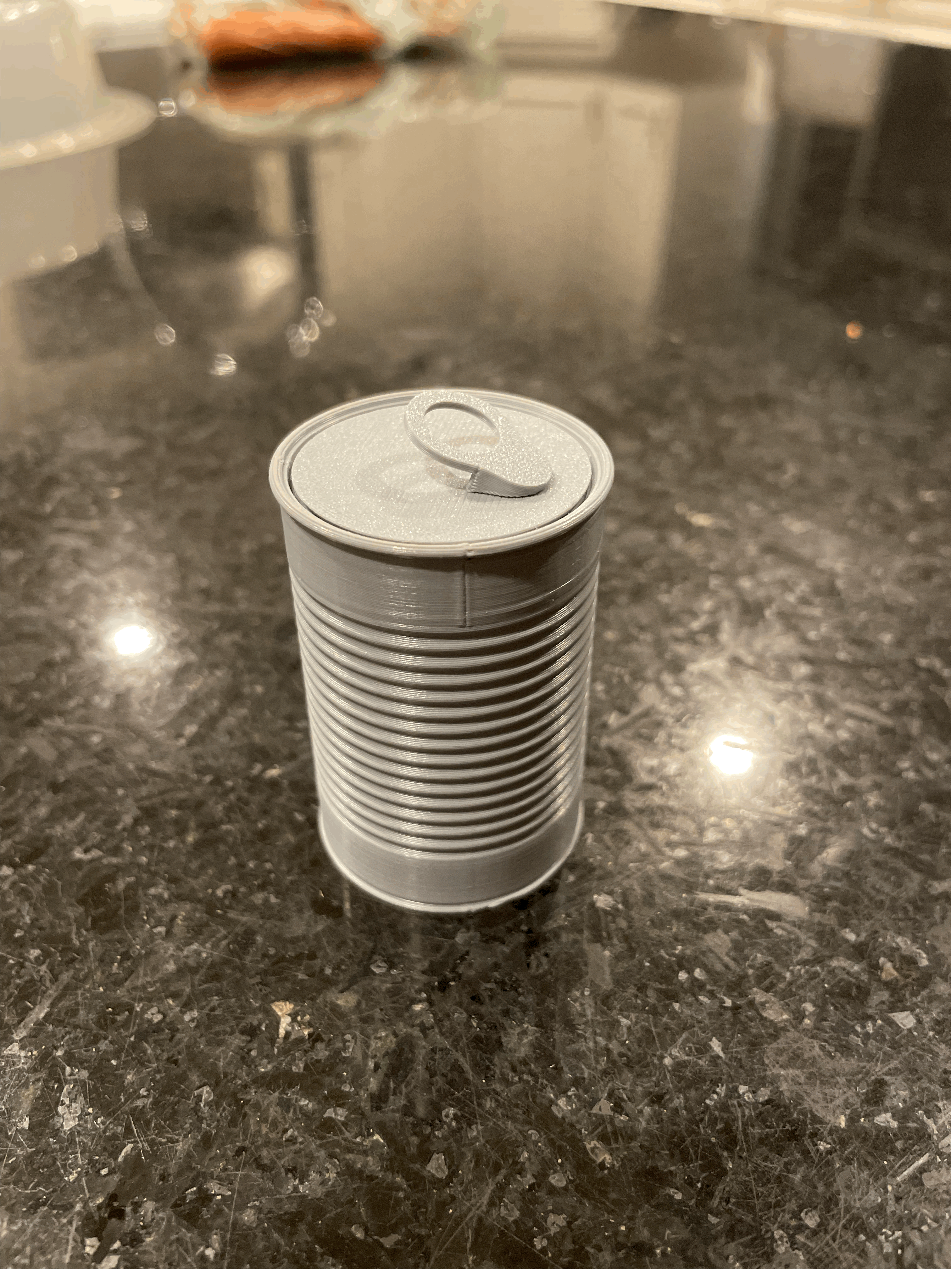 Openable Tin Can ornament