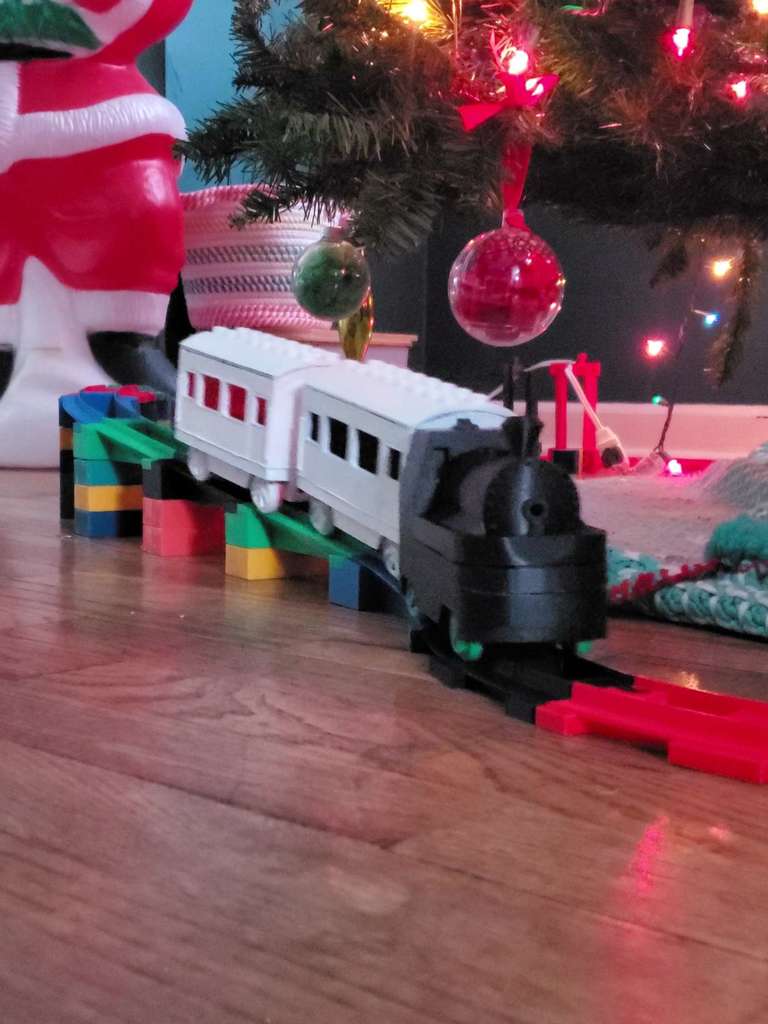 Old Timey Brick Train front
