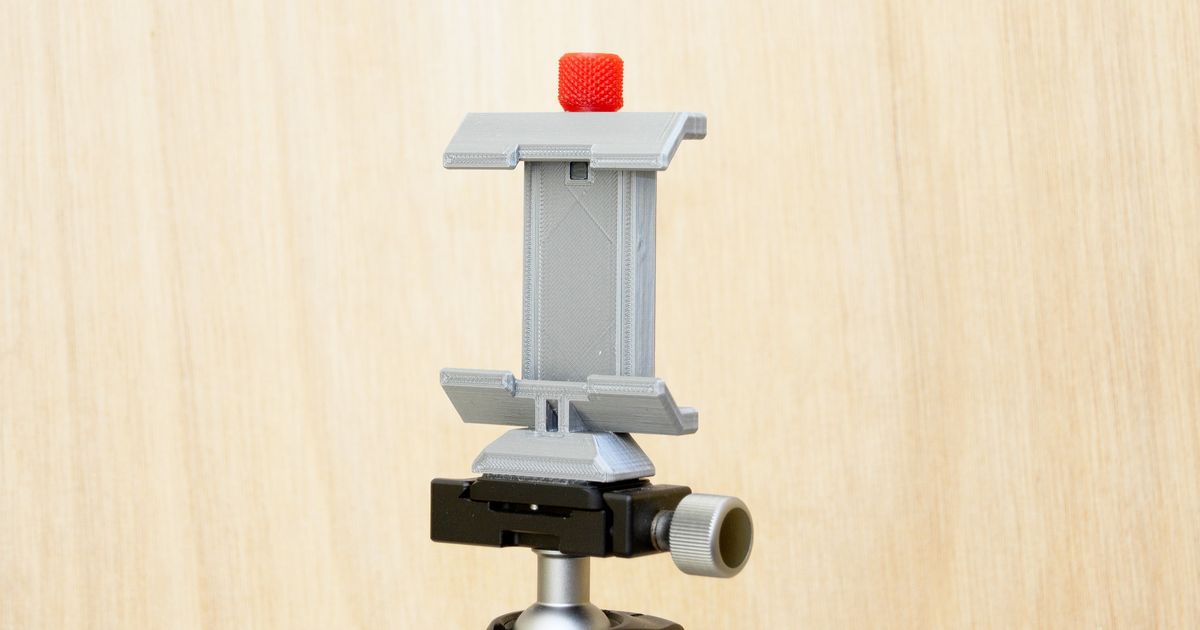 Tripod Mobile Phone Clamp by Stamos Download free STL model