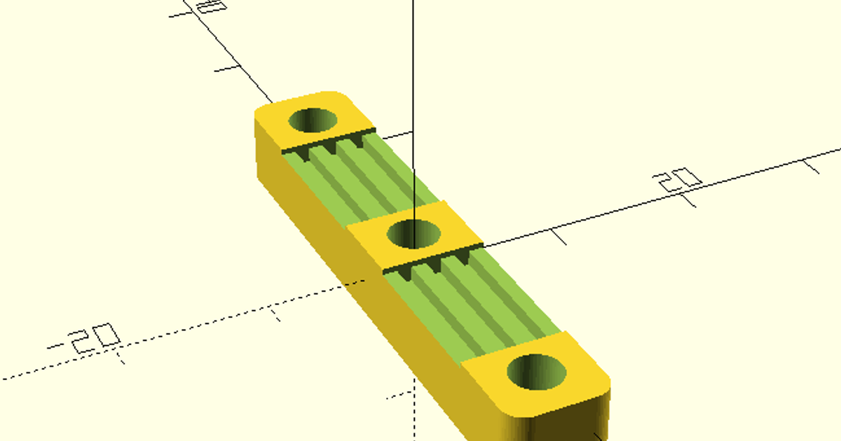 Customizeable Ender-7 belt clamp by EnderEnder | Download free STL ...