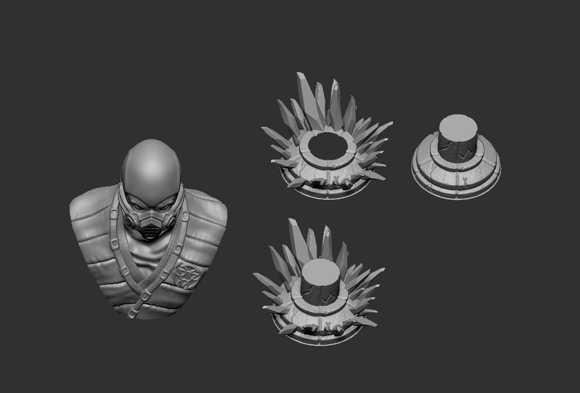 Miniatura 2 do modelo 3D Sub Zero bust