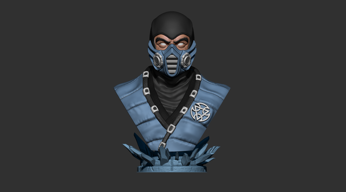 Mortal Kombat Figurine - Sub-Zero Bust