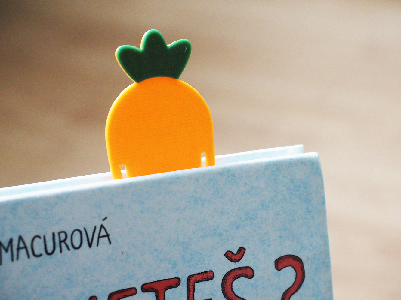 Miniatura 3 do modelo 3D Carrot bookmark