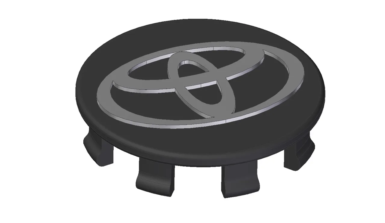 Toyota Radnabenkappe /wheel center cap by Linda, Download free STL model