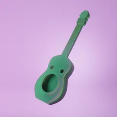 Fantasy Guitar Sculpture