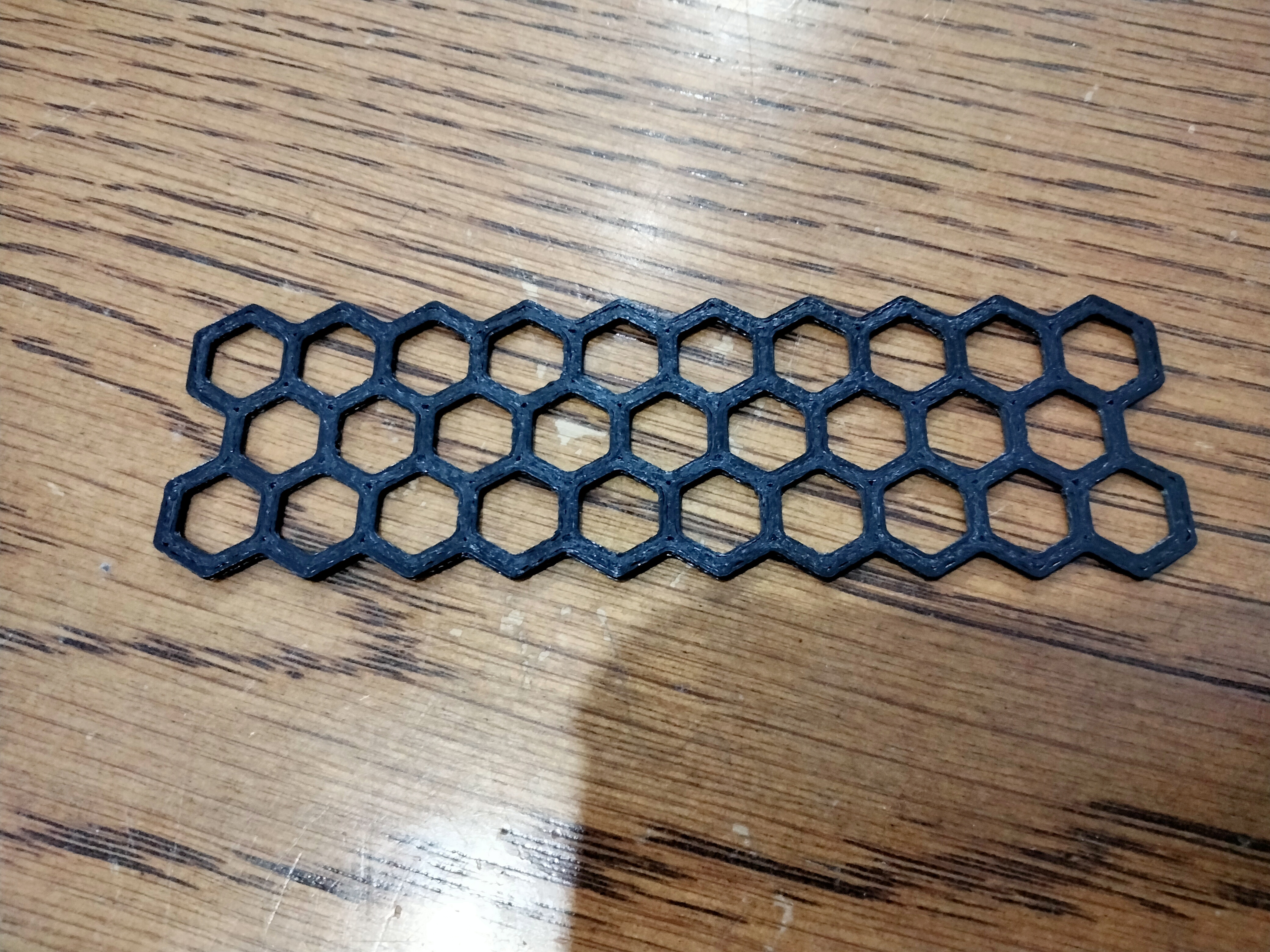 Miniatura 2 do modelo 3D Hexgonal Bookmark