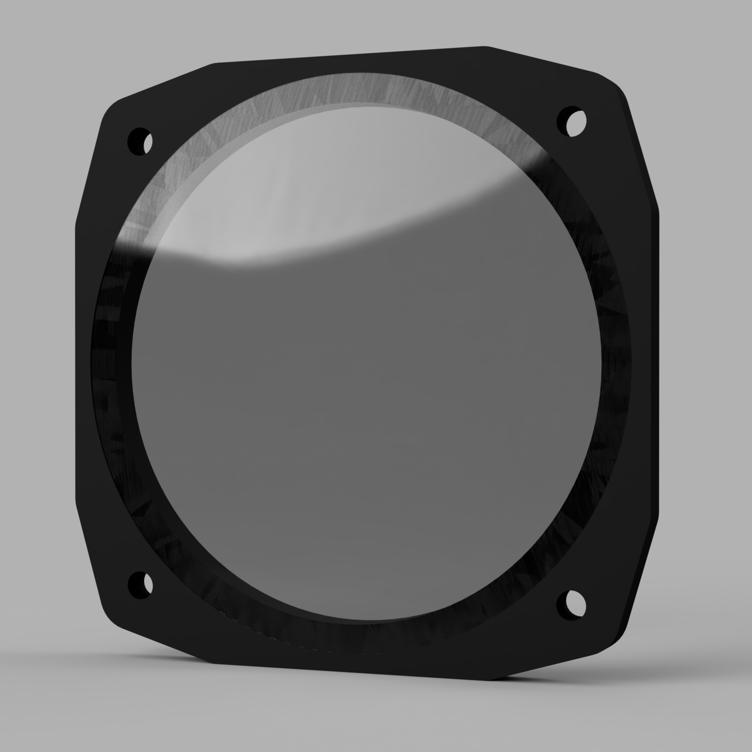 Spacer Frame with Glass for Flight Simulation Instruments