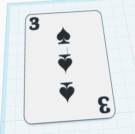3 of spades card for a full deck pt3