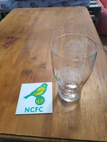 Norwich City canary beermat
