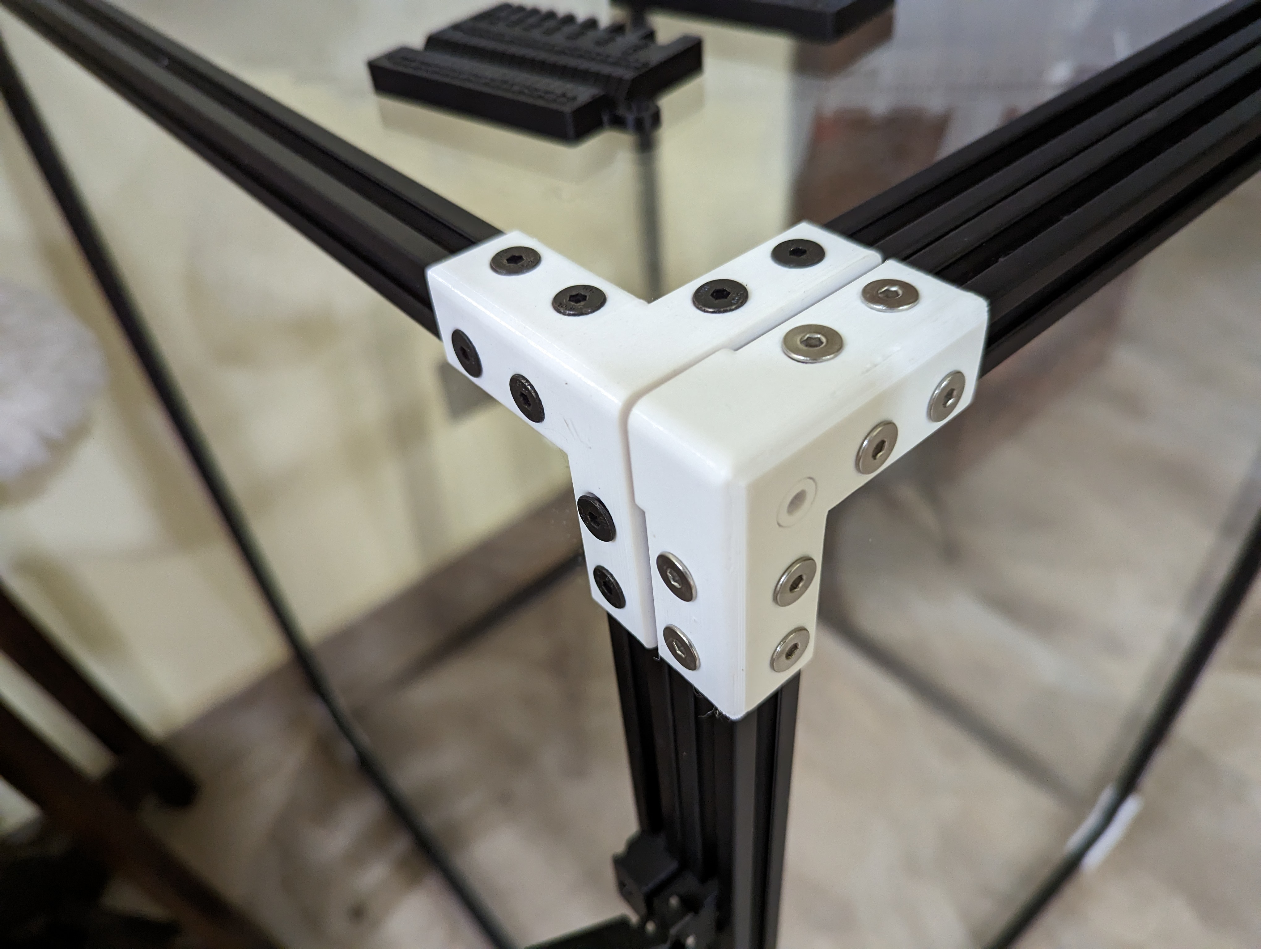 2020 3-Way Corner Brace Mod for Enclosure Door Frame