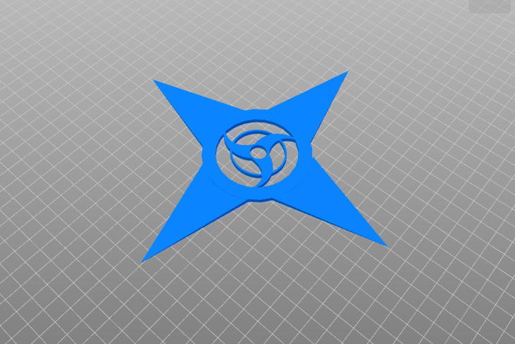 Itachi's Mangekyou sharingan throwing star