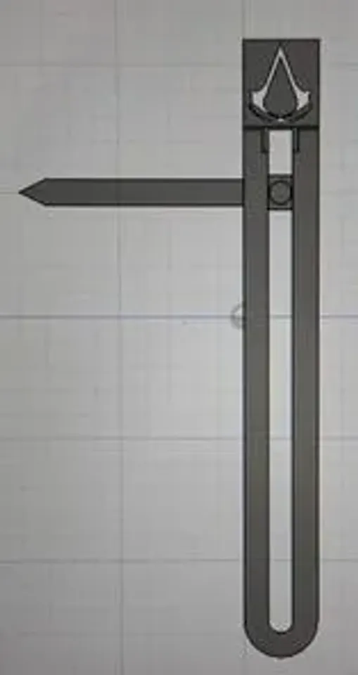 Bookmark with line mark (Assassin's Creed and normal version) by ...