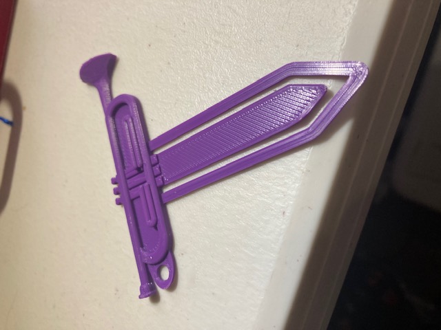 Trumpet bookmark