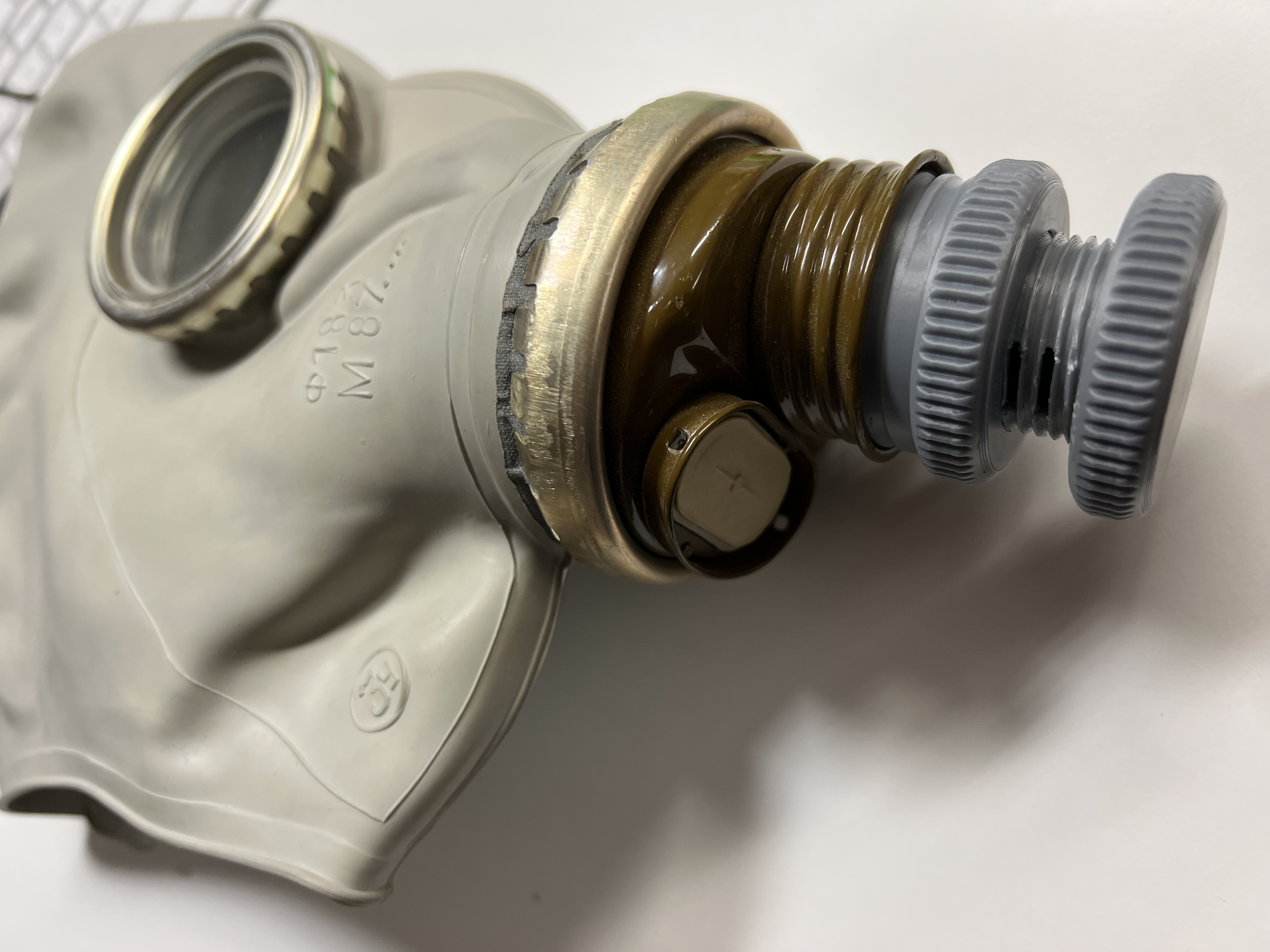 Russian Gas Mask GP5 Air Flow Controller
