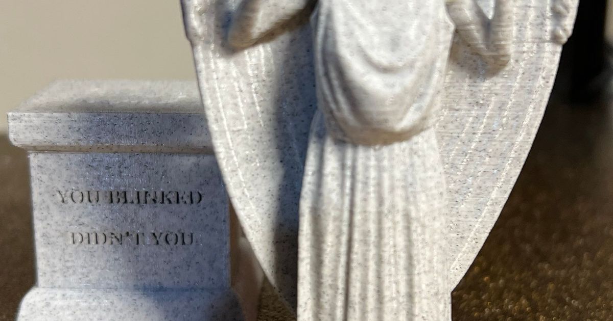 Weeping Angel with Base (separate models) by DuncanMac | Download free ...