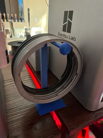 Cardboard Spool Ring Stand for Bambulab AMS