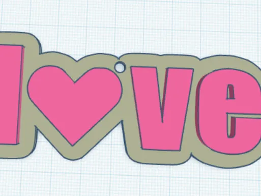 Love Keychain
