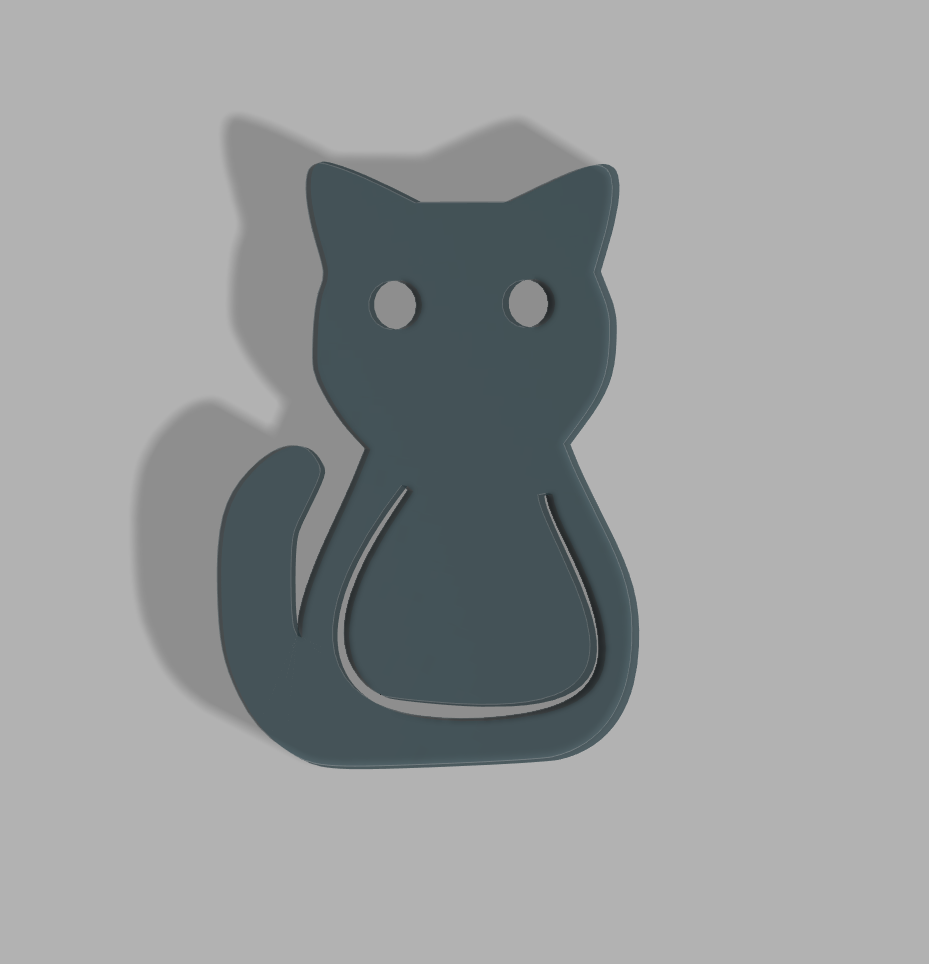 Cute Simplistic Cat Bookmark (fixed)