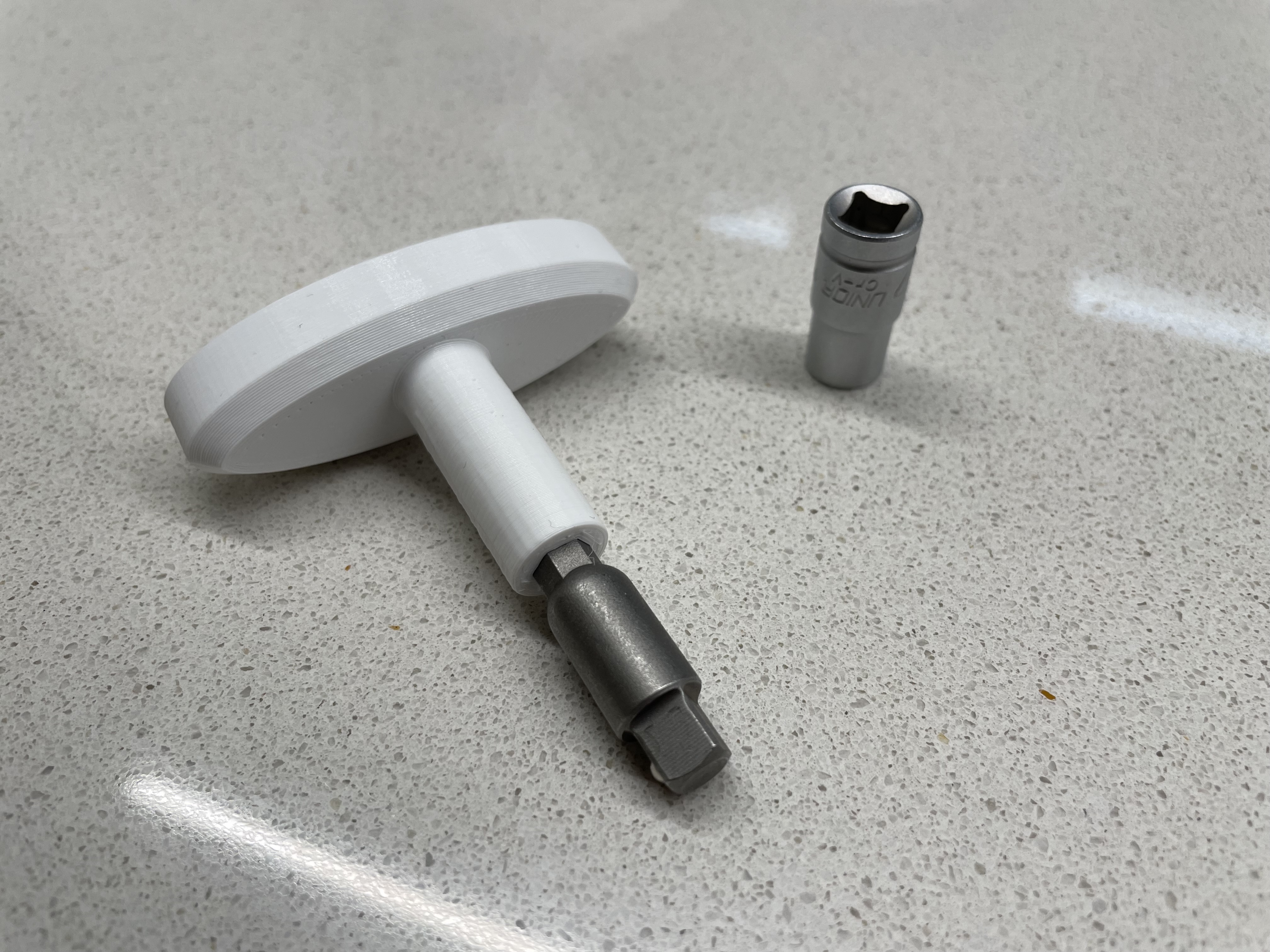 Nozzle Wrench for Hex Shank Square Drive Socket Adapter 30 mm